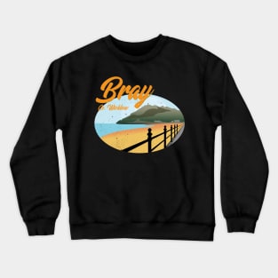 Bray Beach County Wicklow Ireland Crewneck Sweatshirt